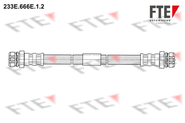 FTE Тормозной шланг 233E.666E.1.2