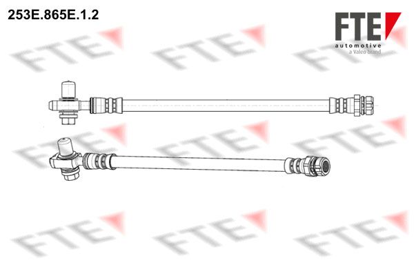 FTE Тормозной шланг 253E.865E.1.2