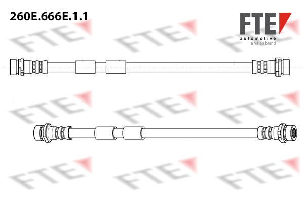 FTE Тормозной шланг 260E.666E.1.1