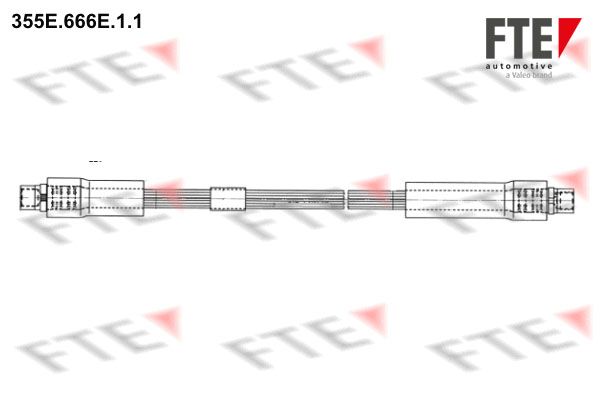 FTE Тормозной шланг 355E.666E.1.1