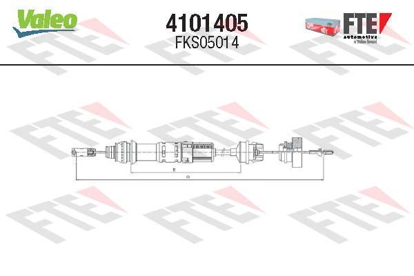 FTE Трос, управление сцеплением 4101405