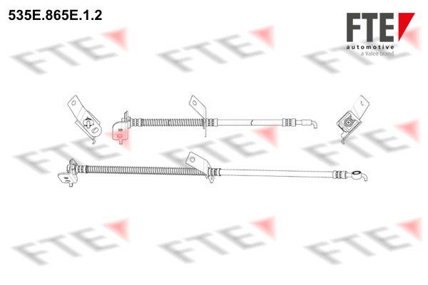 FTE Тормозной шланг 535E.865E.1.2