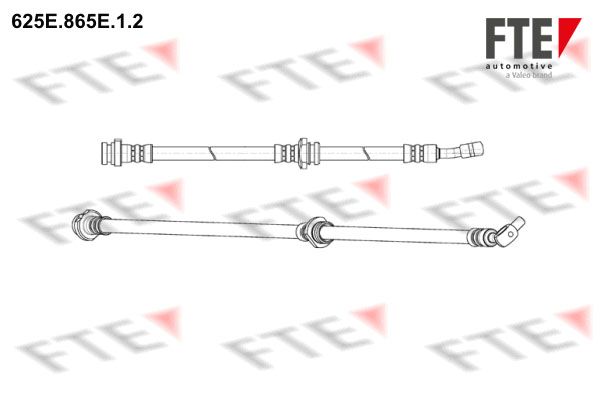 FTE Тормозной шланг 625E.865E.1.2