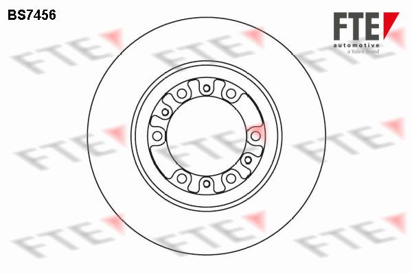 FTE Тормозной диск 9072774