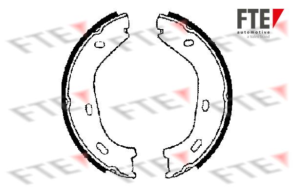 FTE Piduriklotside komplekt,seisupidur 9100002