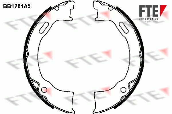 FTE Piduriklotside komplekt,seisupidur 9100054