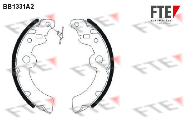FTE Комплект тормозных колодок 9100086