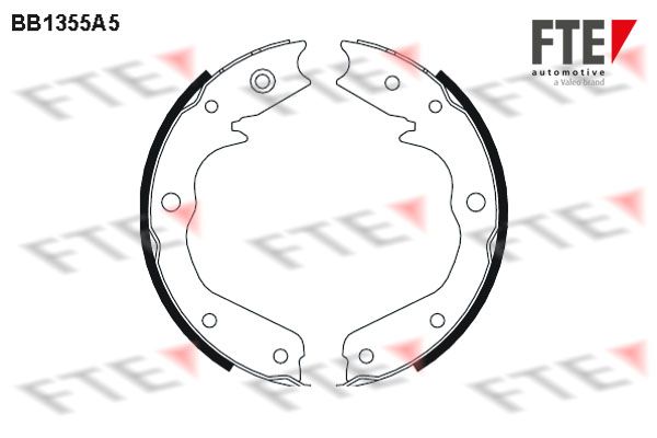 FTE Комплект тормозных колодок, стояночная тормозная с 9100105