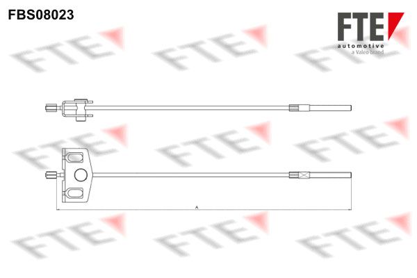 FTE Тросик, cтояночный тормоз 9250229