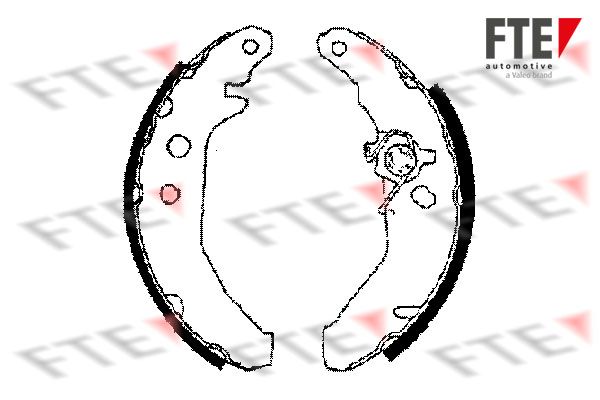 FTE Комплект тормозных колодок BB1102A2
