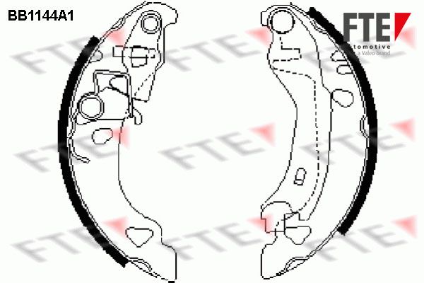 FTE Piduriklotside komplekt BB1144A1