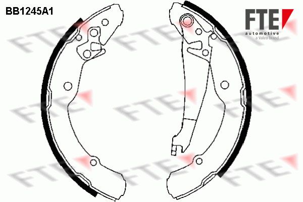 FTE Piduriklotside komplekt BB1245A1