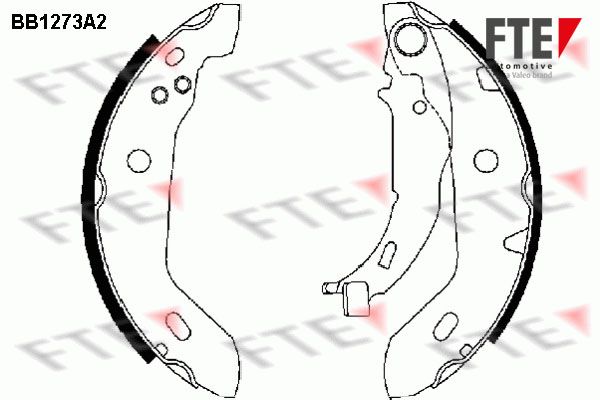 FTE Piduriklotside komplekt BB1273A2