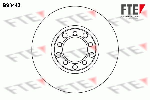 FTE Тормозной диск BS3443