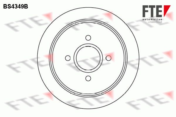 FTE Тормозной диск BS4349B