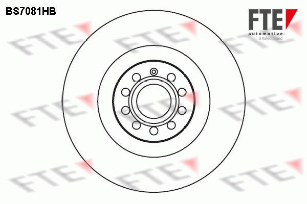 FTE Тормозной диск BS7081HB