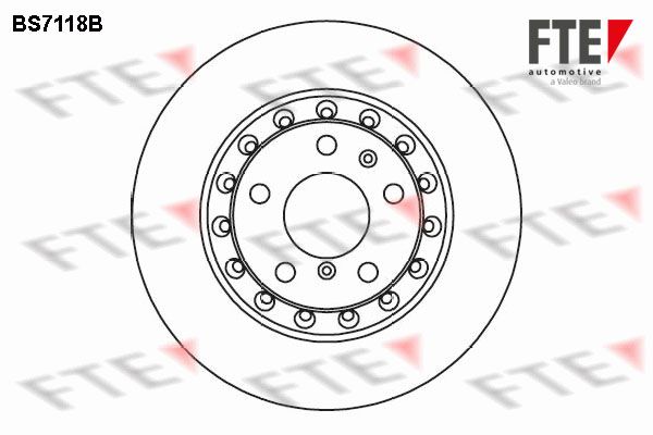 FTE Тормозной диск BS7118B