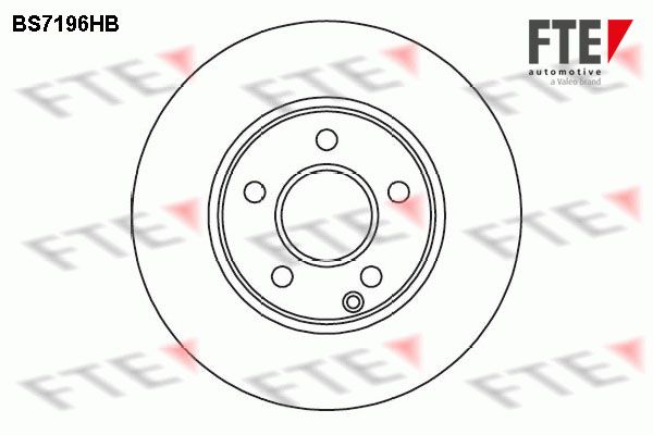 FTE Тормозной диск BS7196HB