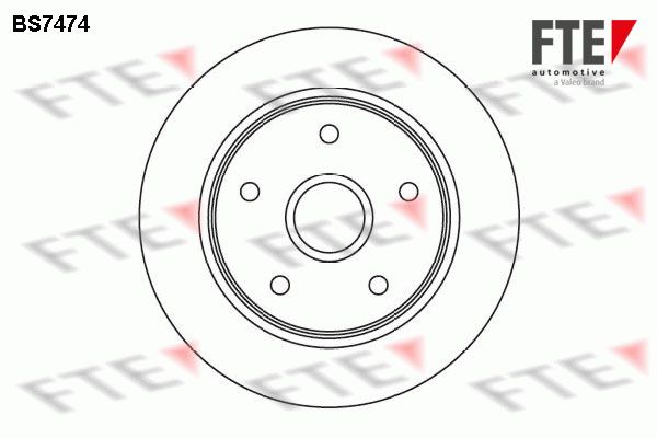 FTE Тормозной диск BS7474