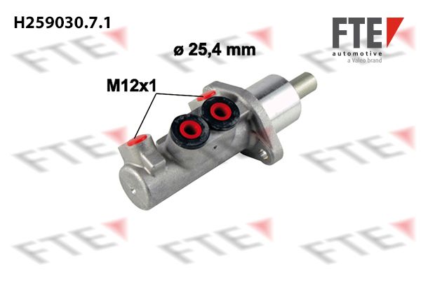 FTE Главный тормозной цилиндр H259030.7.1