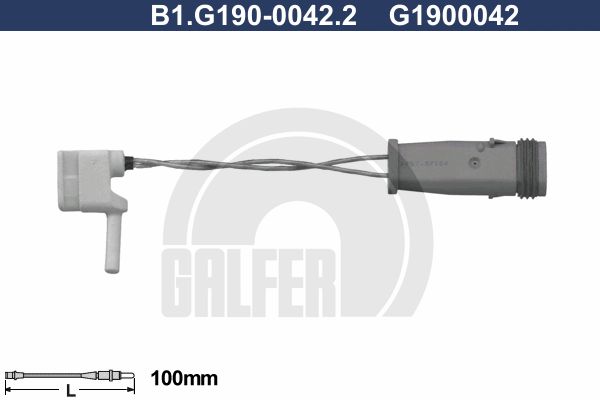 GALFER Сигнализатор, износ тормозных колодок B1.G190-0042.2