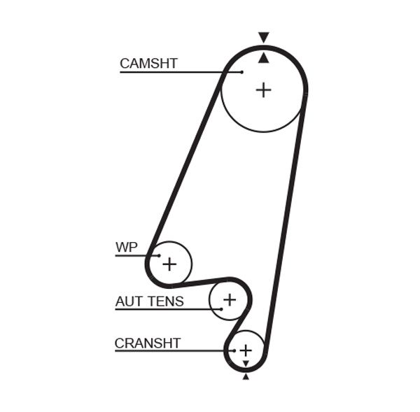 GATES Hammasrihm 1367RM