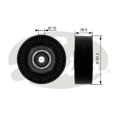 GATES Seade-/juhtrull,soonrihm T36004