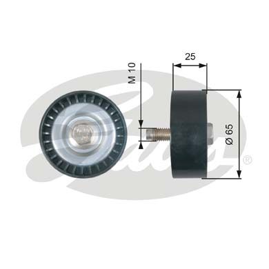 GATES Seade-/juhtrull,soonrihm T36322