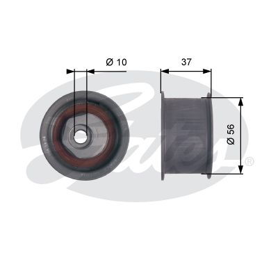 GATES Seade-/juhtrull,hammasrihm T42086