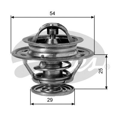 GATES Termostaat,Jahutusvedelik TH09479G1