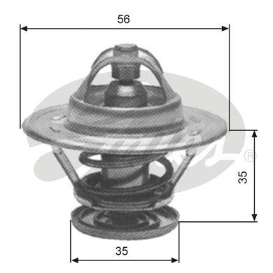 GATES Termostaat,Jahutusvedelik TH10881G1