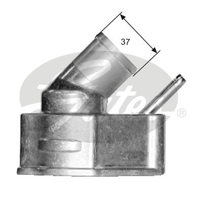 GATES Термостат, охлаждающая жидкость TH14982G1