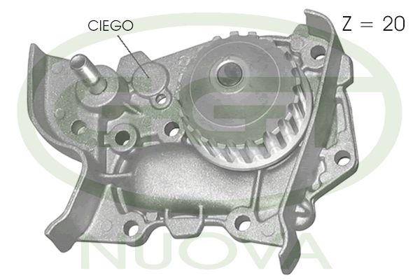 GGT Водяной насос PA11155