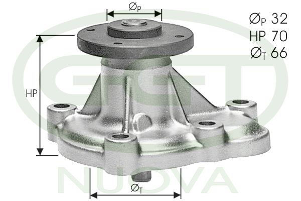 GGT Водяной насос PA12172