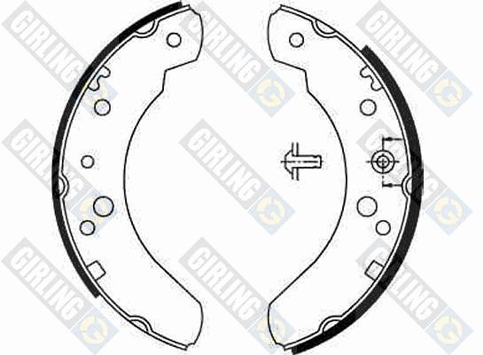 GIRLING Piduriklotside komplekt 5162241