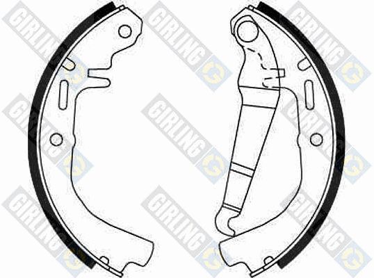 GIRLING Piduriklotside komplekt 5180789