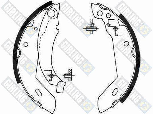 GIRLING Piduriklotside komplekt 5181581