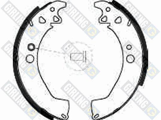 GIRLING Piduriklotside komplekt 5181923