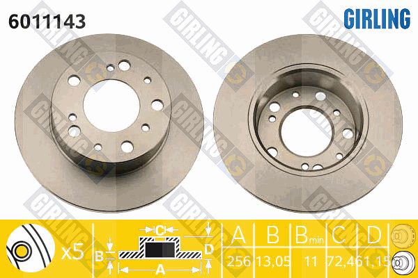 GIRLING Piduriketas 6011143