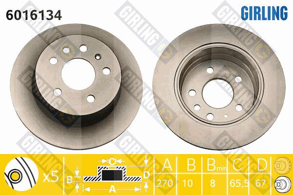 GIRLING Piduriketas 6016134