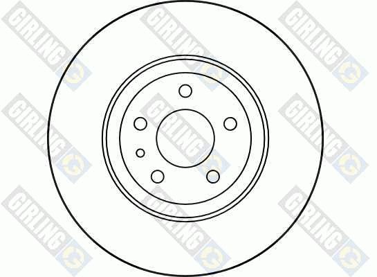 GIRLING Тормозной диск 6017491
