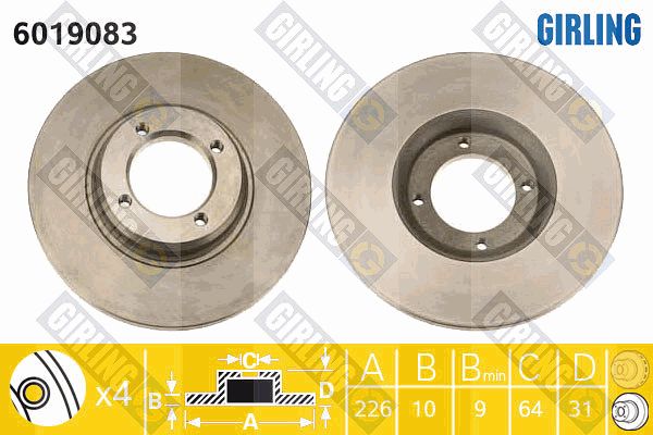 GIRLING Piduriketas 6019083