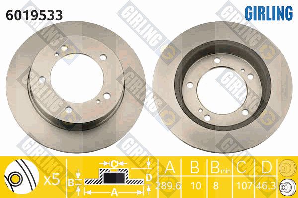 GIRLING Piduriketas 6019533