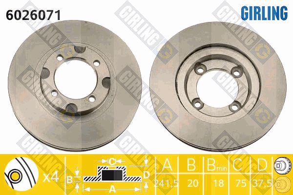 GIRLING Piduriketas 6026071