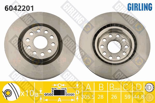 GIRLING Piduriketas 6042201