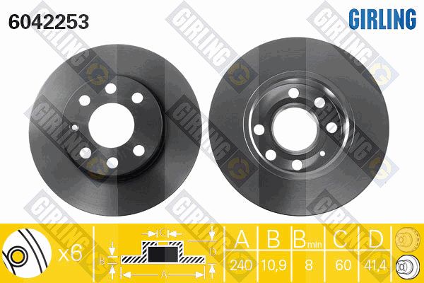 GIRLING Piduriketas 6042253