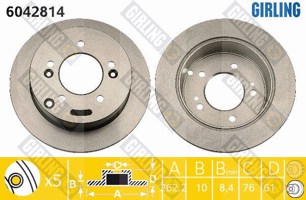 GIRLING Piduriketas 6042814