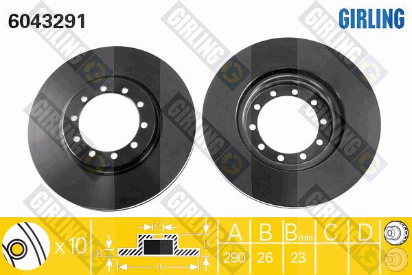 GIRLING Piduriketas 6043291