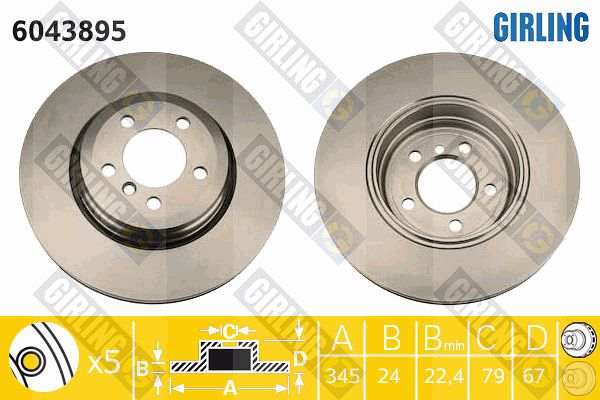 GIRLING Piduriketas 6043895