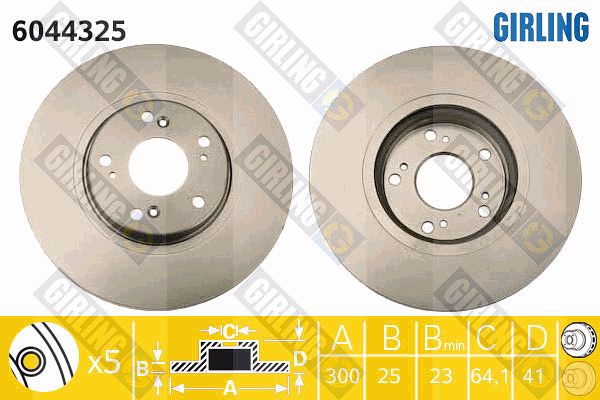 GIRLING Piduriketas 6044325